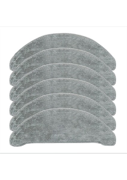 Roidmi Eve Plus Için 6 Adet Paspas Bezi Yedek Aksesuarları Xclea H30 / H40 / Plus QYSDJ01 Robot Süpürge (Yurt Dışından)