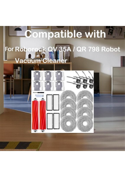 Roborock Qv 35A / Qr 798 Robot Süpürge Yedek Parçaları Için Aksesuar Kiti (Yurt Dışından) modelleri