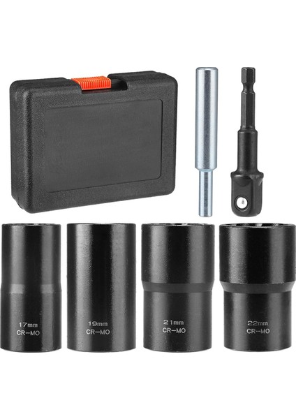 Parçalı Tekerlek Somunu Sökme Aleti, 1/2 Inç Döner Soket 17-22 mm (Yurt Dışından)