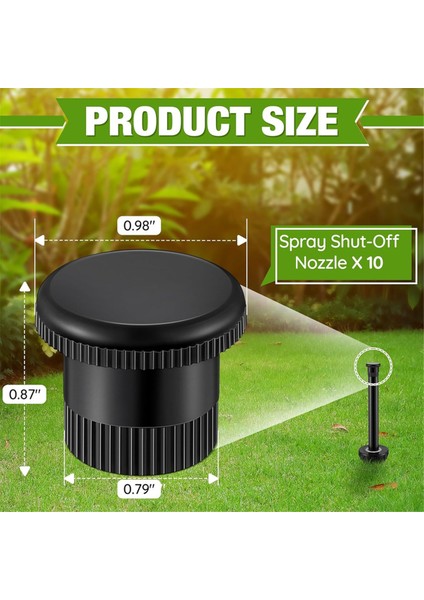 Hunter Pro Spray Ps Ultra Başlıkları Için 10'lu Paket Sprey Kapatma Nozulu (Yurt Dışından) modelleri