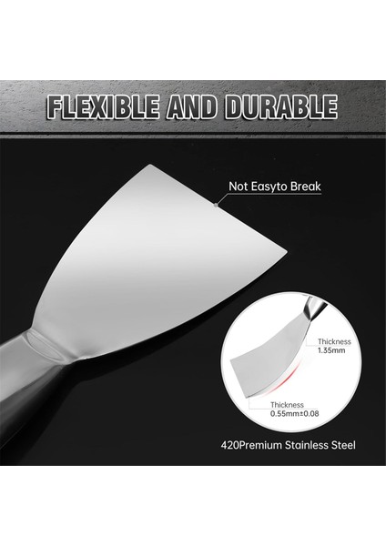 5 Parça Macun Bıçağı Seti, Duvar Kağıdı Kazıyıcı Boya Kazıyıcı Alet (Yurt Dışından) fiyatları