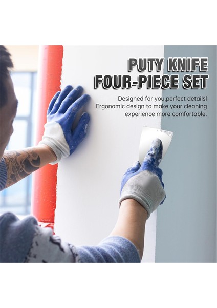 5 Parça Macun Bıçağı Seti, Duvar Kağıdı Kazıyıcı Boya Kazıyıcı Alet (Yurt Dışından) fırsatları