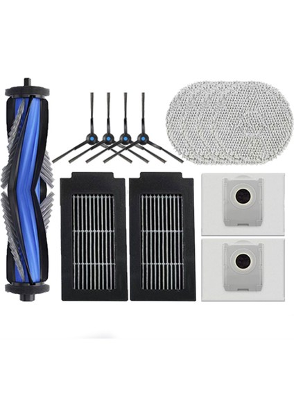 Ecovacs T50 Pro Omnı / T50 Auto DDX67 Elektrikli Süpürge Aksesuarları Ana Yan Fırça Paspas Bezi Hepa Filtre Toz Torbası Parçaları (Yurt Dışından)