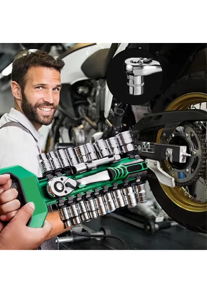 Aşınmaya Dayanıklı Cırcırlı Anahtar Soketi Cr-V Yüksek Sertlikli Otomobil Tamiri (Yurt Dışından) fiyatları