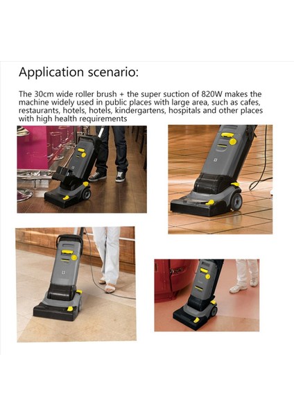 Karcher Br 30/4c Yüzey Silindirleri Için Ana Fırça Mikrofiber Fırça (Yurt Dışından) modelleri