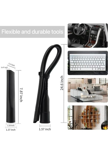 32 mm ve 35 mm Standart Hortumlar Için 9 Parçalı Evrensel Aksesuar Temizleme Seti, Vakum Aparatı/fırça/yarık Temizleme Aparatı (Yurt Dışından) fırsatları