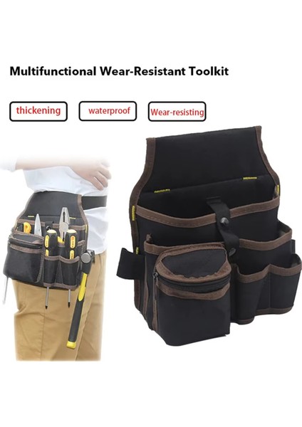 Çok Işlevli Alet Saklama Çantası, Kese, Kemer, Elektrikçi Alet Çantası, A (Yurt Dışından) indirimleri