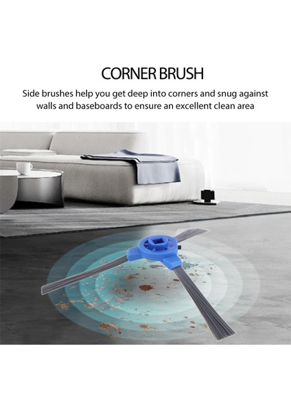 Eufy Robovac 11S, 11S Max, 15T, Robovac 30, 30C, 30C Max, 15C, 15C Max Aksesuar Kiti Için Yan Fırça Yedeği (Yurt Dışından) indirimleri