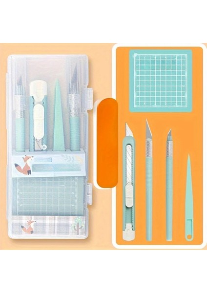 Kendin Yap Scrapbooking Seti - Kalemler, Oyma Bıçakları ve Cımbızlarla Birlikte Tam Set (Yurt Dışından) fiyatları