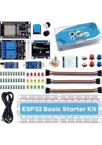 ESP32 ESP-32S Wıfı Iot Geliştirme Kartı Için ESP32 Başlangıç Seti (Yurt Dışından)