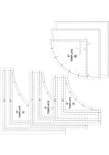 Parçalı Sarhoşlar Yolu Kapitone Şablonları Büyük Kapitone Cetvelleri (Yurt Dışından) fiyatları