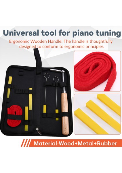 Piyano Akort Seti, Taşıma Çantasıyla Piyano Akort Aletleri, Akort Çekici (Yurt Dışından) indirimleri