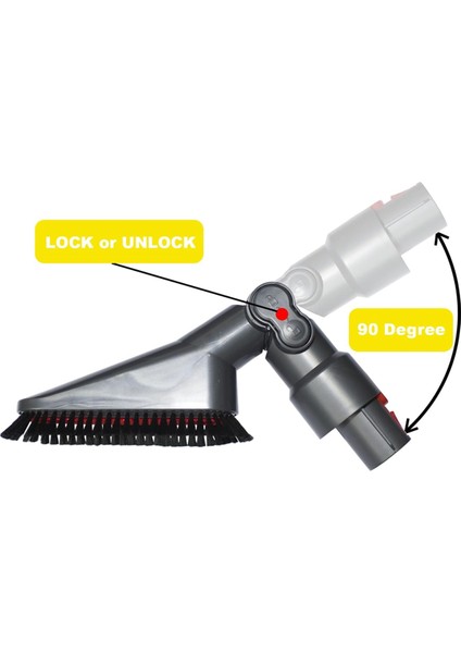 Dyson V8 V7 V10 V11 V15 Kablosuz Süpürgeler Için Yedek Parçalar Yumuşak Toz Giderme Fırçası Iz Bırakmayan Toz Fırçası (Yurt Dışından) indirimleri