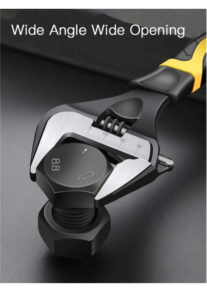 Kısa Saplı Anahtar, Büyük Açıklıklı Cırcırlı Tekerlek Ayarlanabilir Anahtar, 6 Inç (Yurt Dışından) modelleri