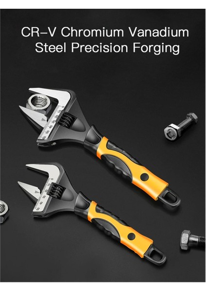 Kısa Saplı Anahtar, Büyük Açıklıklı Cırcırlı Tekerlek Ayarlanabilir Anahtar, 6 Inç (Yurt Dışından) fırsatları