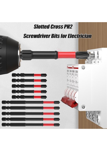 Fph2 Darbeli Tornavida Ucu Seti 65 mm 110 mm Yivli Başlıklar (Yurt Dışından) fiyatları