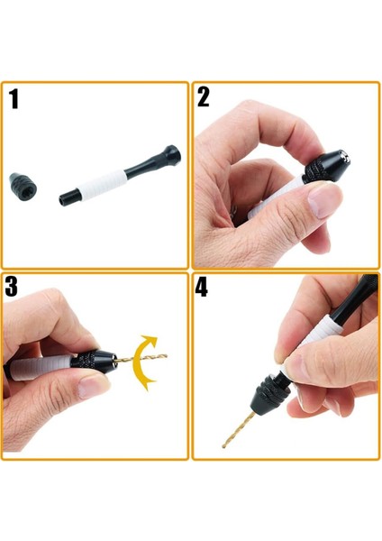 Pim Mengene El Matkabı Manuel Matkaplar 25 Adet Matkap Ucuyla (0,5 Mm-3 Mm) C (Yurt Dışından) indirimleri