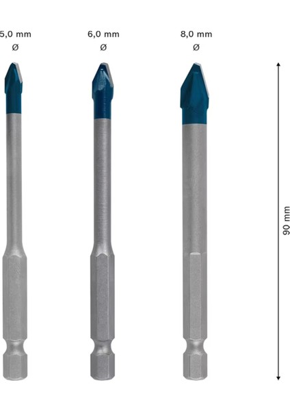 Sert Matkap Ucu Seti 5 -8 mm 90MM Uzun Ömürlü 10X Yüksek Sertlik (Yurt Dışından) fiyatları