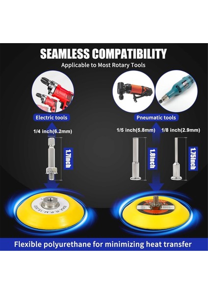 133 Parça Zımpara Diski Matkap Cilalama Seti Zımpara Aparatı, 3 Inç (Yurt Dışından) fiyatları