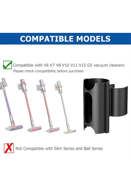 Dyson V11 V10 V8 V7 V6 V15 G5 Için 2 Adet, Elektrikli Süpürge Fırçası Saklama Klipsi (Yurt Dışından) fırsatları