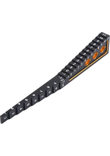 Metal 2'si 1 Arada Sürüş Yüksekliği ve Eğim Ölçer Cetveli Siyah+Altın (Yurt Dışından) indirimleri