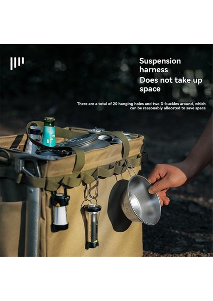 Açık Hava Çok Işlevli Taşınabilir Masa Alet Kutusu (Yurt Dışından) indirimleri