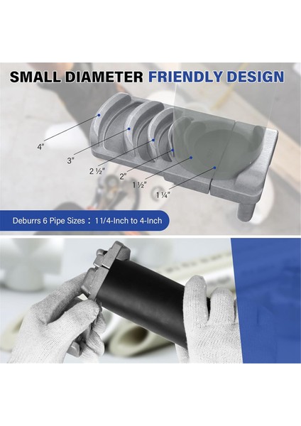 Pvc Boru Çapak Alma Aleti Profesyonel 1/4-4 Inç Boru Çapak Alma Aleti (Yurt Dışından) fırsatları