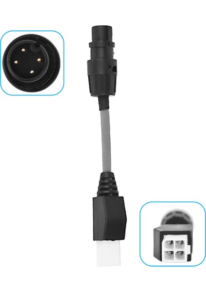 Curtis Speed Code Programmer 1311 Club Car Için 4 Pinli Adaptör Kablosu (Yurt Dışından) fırsatları