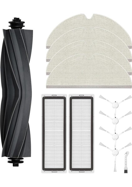 Dreame D9 / D9 Max / L10 Pro Robot Süpürge Için Aksesuar Seti, Silindir Fırça, Filtreler, Paspas Pedleri, Yan Fırçalar (Yurt Dışından)