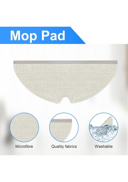 Dreame D9 / D9 Max / L10 Pro Robot Süpürge Için Aksesuar Seti, Silindir Fırça, Filtreler, Paspas Pedleri, Yan Fırçalar (Yurt Dışından) indirimleri