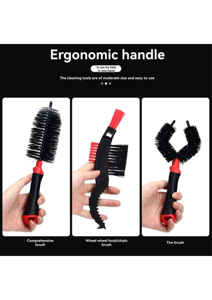 Bisiklet Zinciri Temizleyici Taşınabilir Bisiklet Bakım Araçları Seti (Yurt Dışından) indirimleri