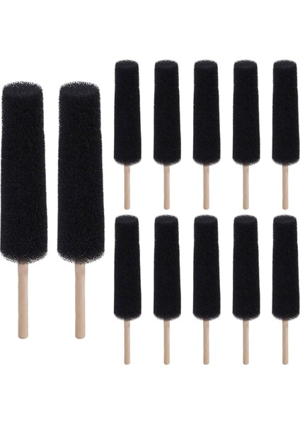 12'li Paket Seramik Süngeri, Kil, Siyah (Yurt Dışından)