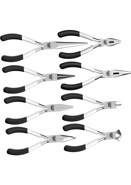 Oudısı 8 Parçalı Çok Amaçlı Sivri Burunlu Pense Seti (Yurt Dışından) fiyatları