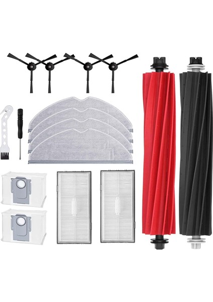 Xiaomi Roborock S8 S8 Plus S8+ S8 Pro Ultra Elektrikli Süpürge Hepa Filtre Paspas Bezi Toz Torbası Yedek Parçaları (Yurt Dışından)