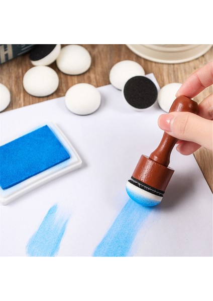 Mini Mürekkep Karıştırma Araçları Değiştirilebilir Yuvarlak Köpük Yedekleri (Yurt Dışından) fiyatları