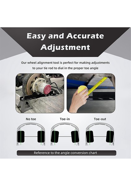 Tekerlek Hizalama Alet Seti 2 Parça, Ağır Hizmet Tipi Tekerlek Hizalama Alet Plakaları (Yurt Dışından) fırsatları