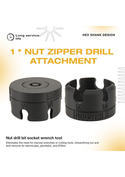 Somun Fermuar Matkap Aparatı, Somun Sökme Cıvata Çıkarma Aleti (Yurt Dışından) indirimleri