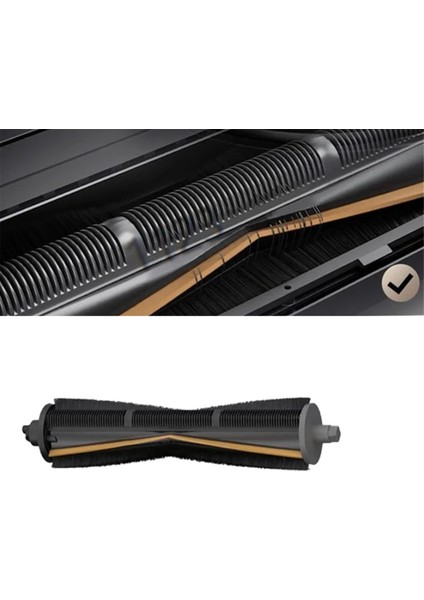 Dreame X40 Pro Ultra L10S Ultra L20 Ultra X20 Pro X30 X30 Pro L30 Ultra Vakum Için Saç Kesme Anti-Tangle Rulo Fırçası (Yurt Dışından) modelleri