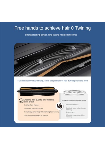 Dreame X40 Pro Ultra L10S Ultra L20 Ultra X20 Pro X30 X30 Pro L30 Ultra Vakum Için Saç Kesme Anti-Tangle Rulo Fırçası (Yurt Dışından) fırsatları