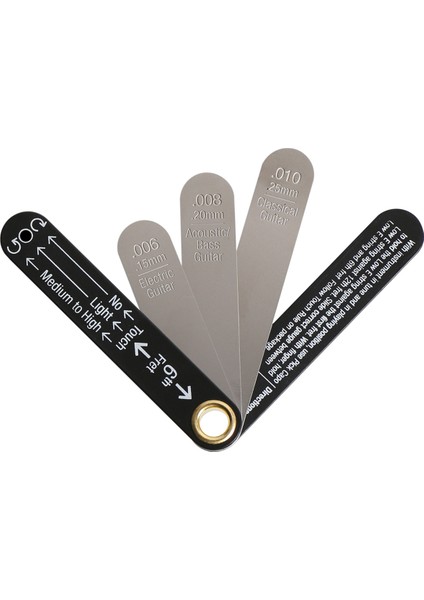 Gitar Lutçu Aletleri Seti Hassas Çubuk Sapı Kabartma Ölçer Aleti (Yurt Dışından) fiyatları