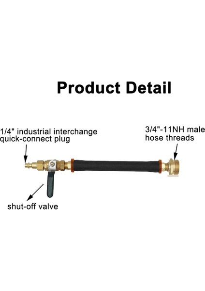 3/4 Inç-11 Nh Erkek ile Rv Kışlama Kiti (Yurt Dışından) indirimleri