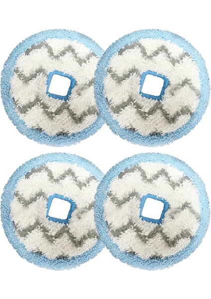 Puppy T12 Elektrikli Süpürge Paspas Bezi Için 4 Adet Yedek Parça Yumuşak ve Tekrar Kullanılabilir Yıkanabilir Paspas Zemini Korur (Yurt Dışından)