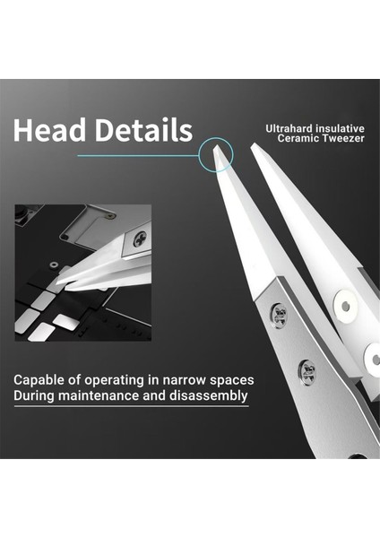 TW31 Ultra Sert Yalıtımlı Seramik Cımbız Anti-Statik (Yurt Dışından) fiyatları