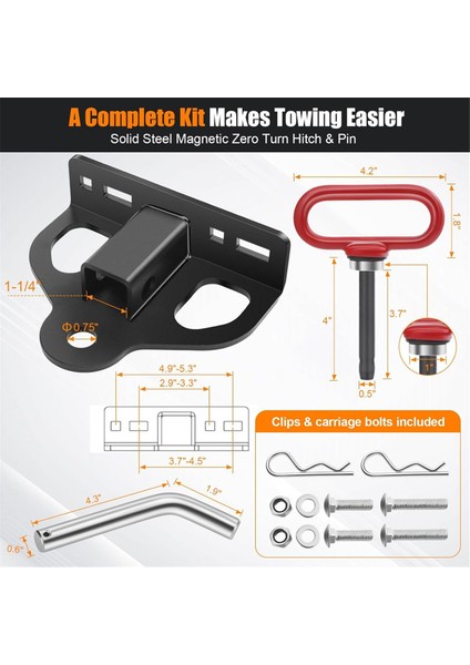 1-1/4 Inçlik Alıcıya Sahip Sıfır Dönüşlü Çim Biçme Makinesi Bağlantısı (Yurt Dışından) indirimleri