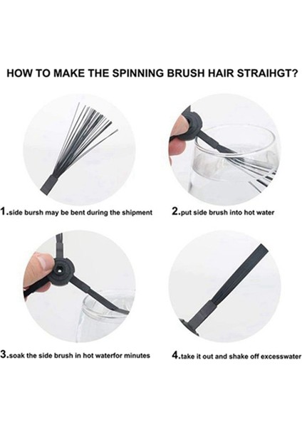 Chuwi Ilife V55 Pro Robot Süpürge Yedek Parçaları Için Yan Fırça Paspas Bezi Hepa Filtresi (Yurt Dışından) modelleri