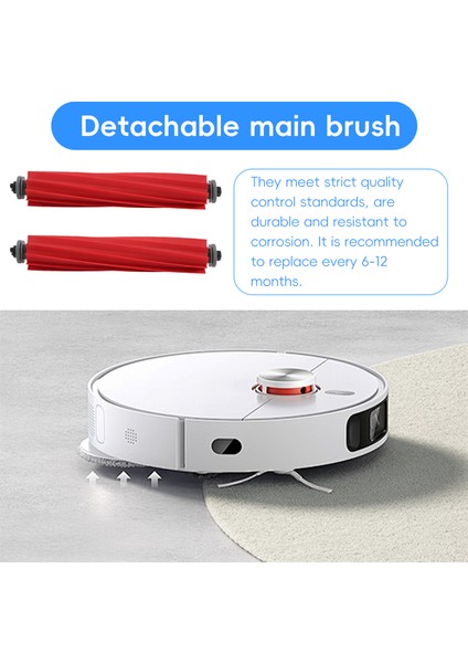 Roborock S7 T7 T7S T7PLUS T7SPLUS Için Ana Fırça Çıkarılabilir Silindir Fırça Robot Süpürge Aksesuarları (Yurt Dışından) indirimleri