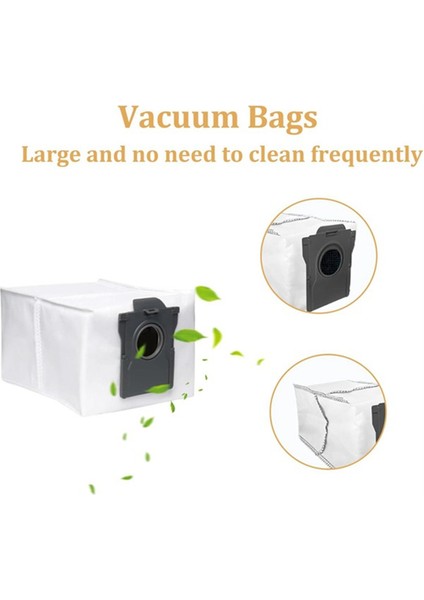 Dreame X50 ULTRA/S40 Enhanced EDITION/X50 MASTER/X40 Plus Aksesuar Seti Fırça Hepa Filtre Paspas Bezi Toz Torbası (Yurt Dışından) indirimleri