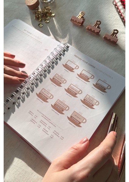 2026 Haftalık Ajanda Spiralli A5 12 Aylık Leopard