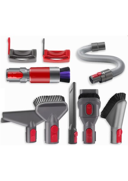 Dyson V7 V8 V10 V11 V15 El Süpürgesi Aksesuarları Teleskopik Çubuk Uzatma Borusu Alet Fırça Seti (Yurt Dışından)