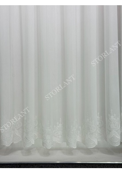 Ahenk Etek Bambu Tül Perde | Ağır Gramajlı, 1/3 Sık Pileli, Ütü Gerektirmez fırsatları